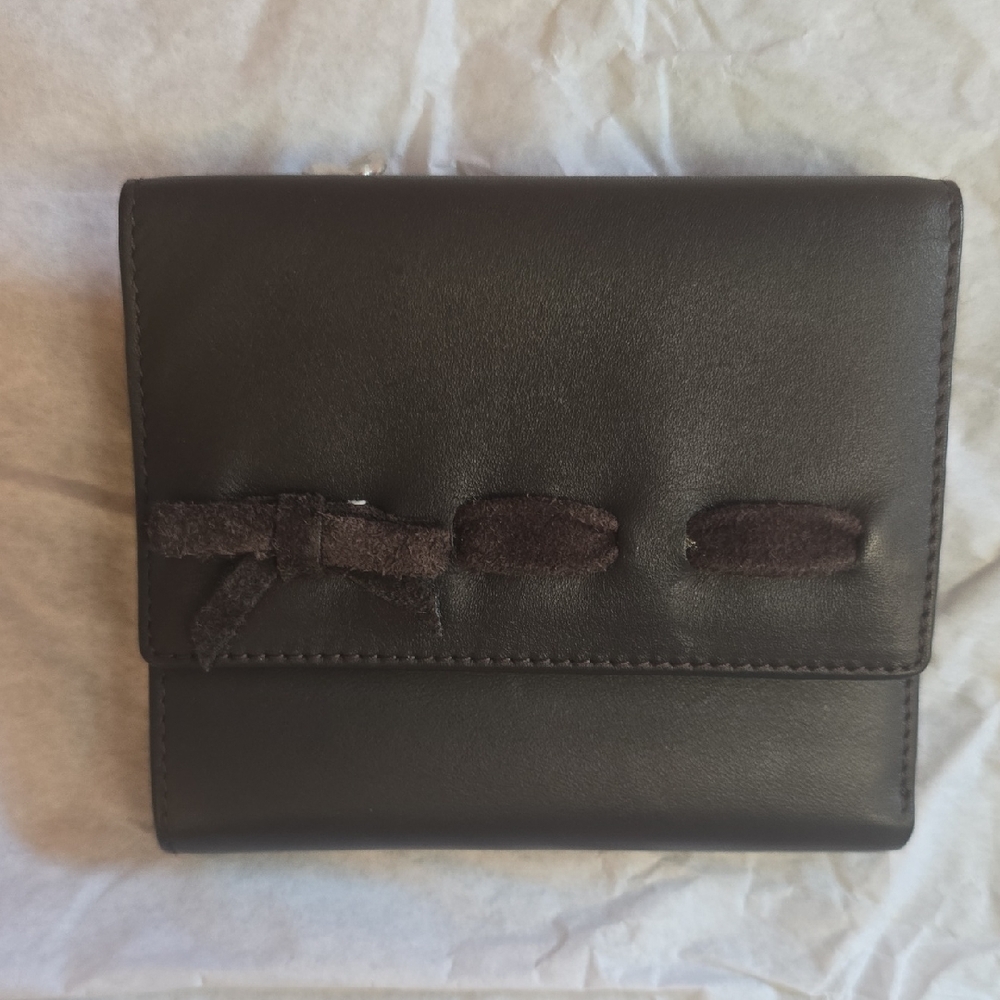 FURLA DARK BROWN LADIES WALLET NWOT
